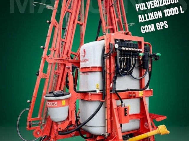 Pulverizador Allikon 1000l com GPS