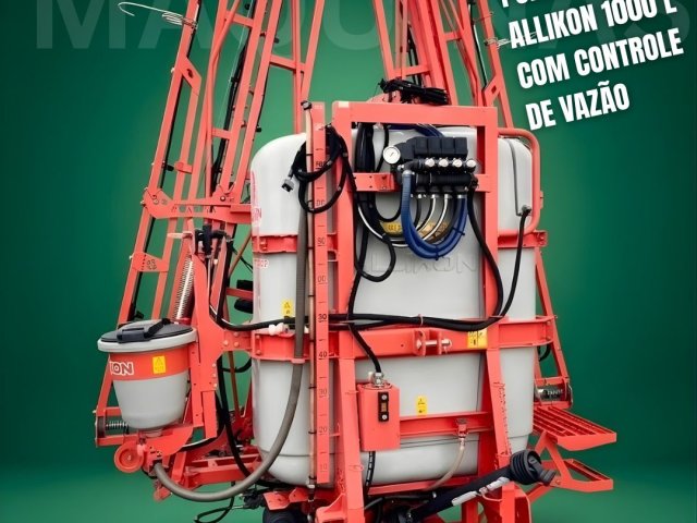 Pulverizador Allikon 1000l com controle de vaz&atilde;o